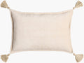 SURYA COTTON VELVET LUMBAR PILLOW - Linens