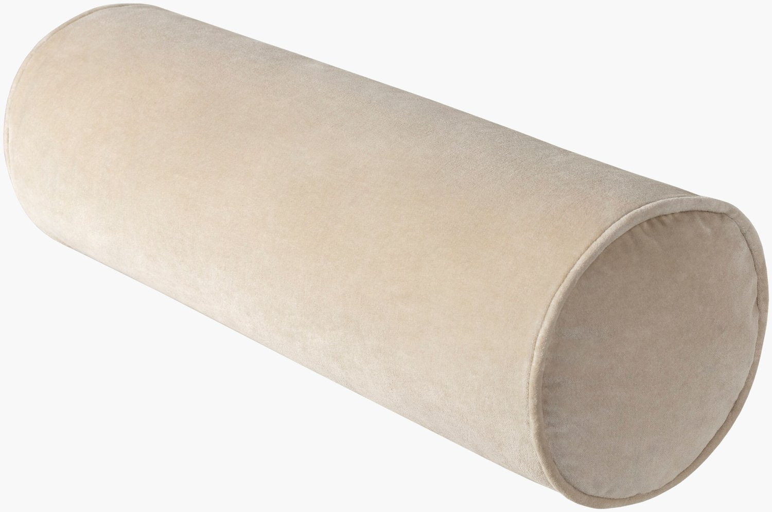 SURYA COTTON VELVET BOLSTER PILLOW - Linens
