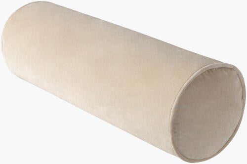 SURYA COTTON VELVET BOLSTER PILLOW - Linens