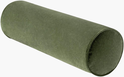 SURYA COTTON VELVET BOLSTER PILLOW - Linens