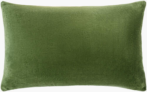 SURYA COTTON VELVET LUMBAR PILLOW - Linens