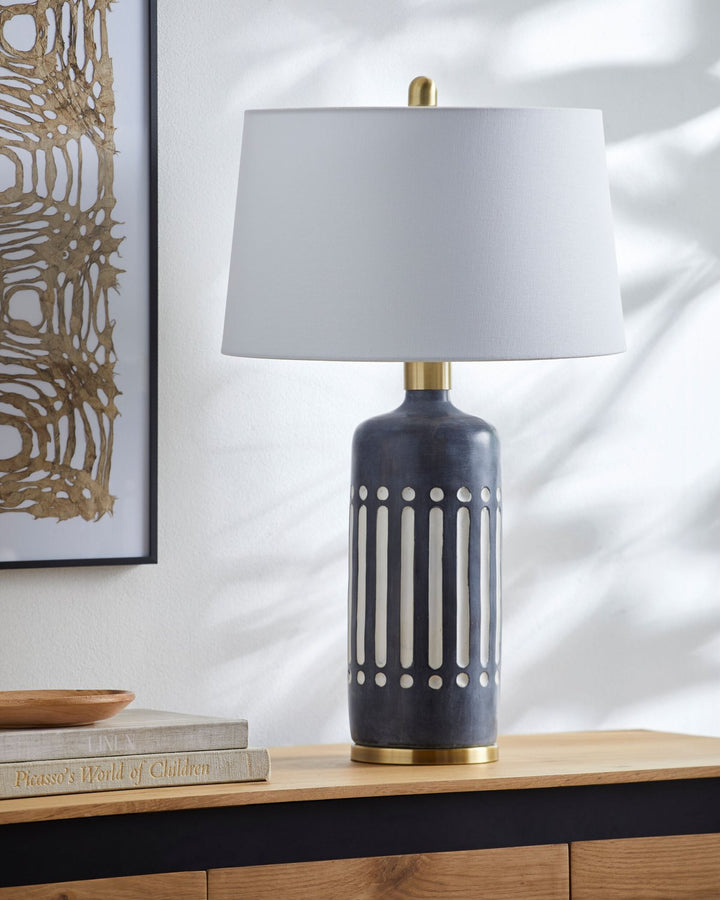 SURYA, COVEA ACCENT TABLE LAMP, TABLE LAMPS