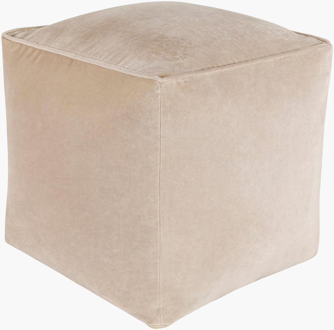 SURYA COTTON VELVET POUF - Benches, Ottoman, Stools