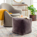 SURYA COTTON VELVET POUF - Benches, Ottoman, Stools