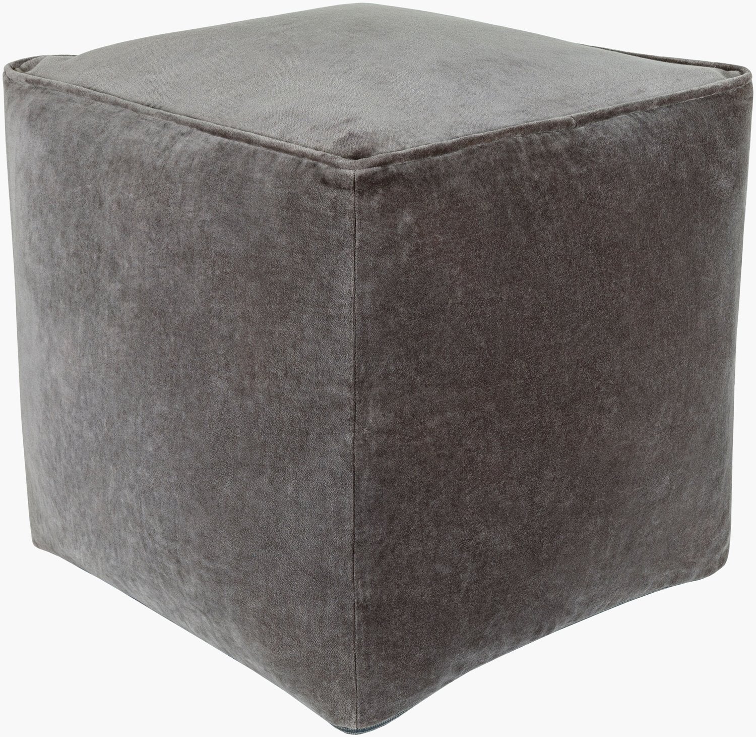 SURYA COTTON VELVET POUF - Benches, Ottoman, Stools