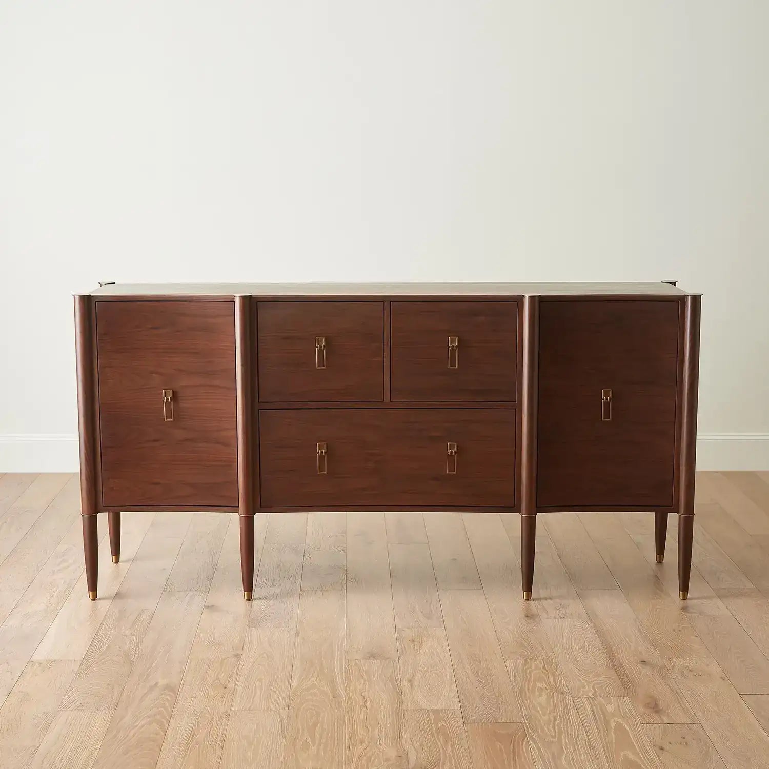 GLOBAL VIEWS TRIPLE CURVE CABINET - Cabinets & Bar