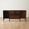 GLOBAL VIEWS TRIPLE CURVE CABINET - Cabinets & Bar