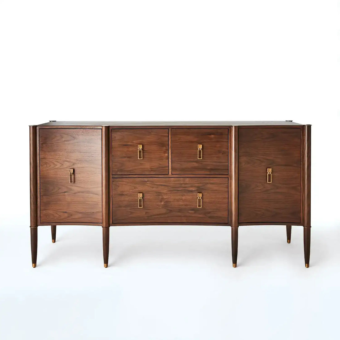 GLOBAL VIEWS TRIPLE CURVE CABINET - Cabinets & Bar