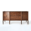 GLOBAL VIEWS TRIPLE CURVE CABINET - Cabinets & Bar
