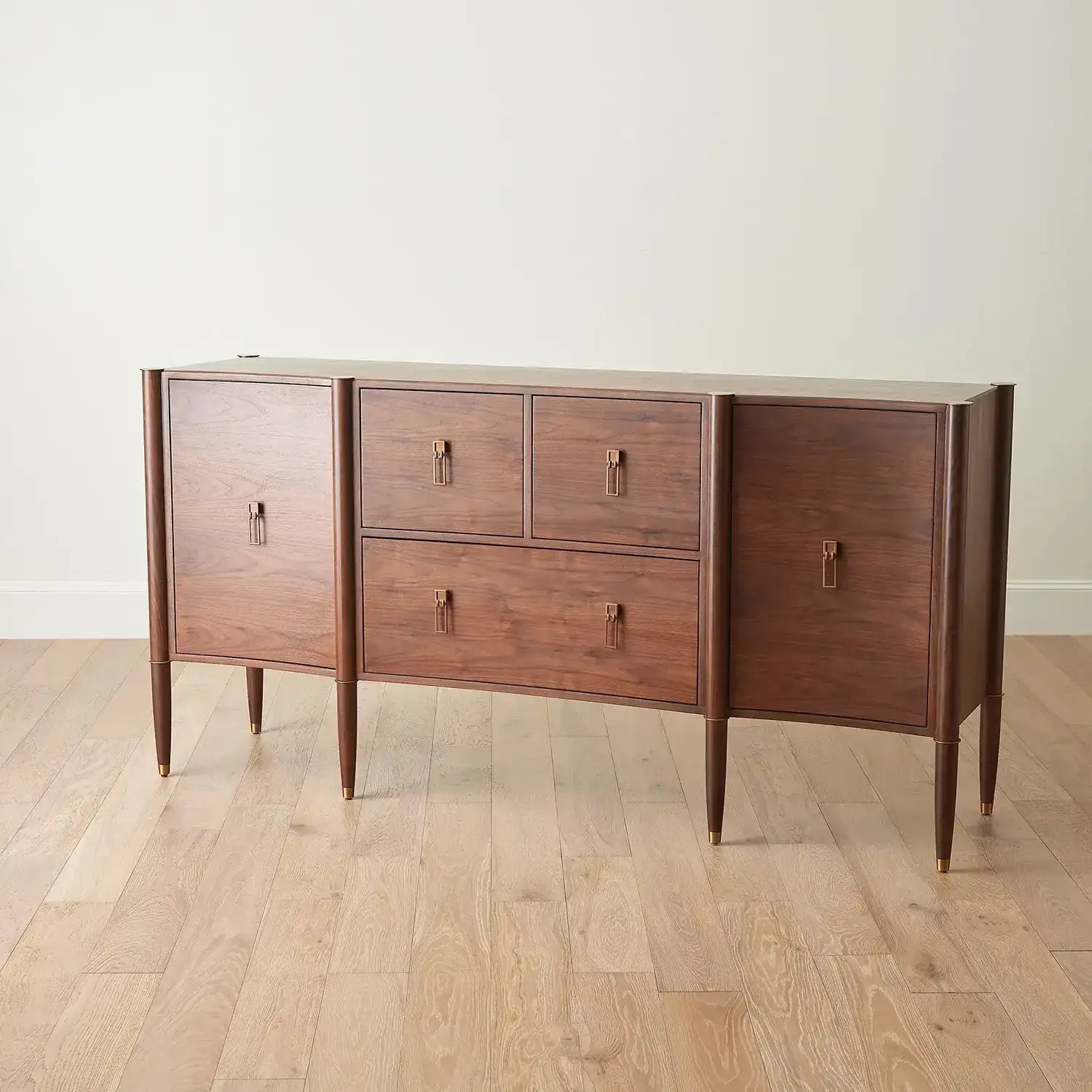 GLOBAL VIEWS TRIPLE CURVE CABINET - Cabinets & Bar