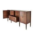 GLOBAL VIEWS TRIPLE CURVE CABINET - Cabinets & Bar