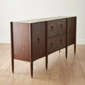 GLOBAL VIEWS TRIPLE CURVE CABINET - Cabinets & Bar