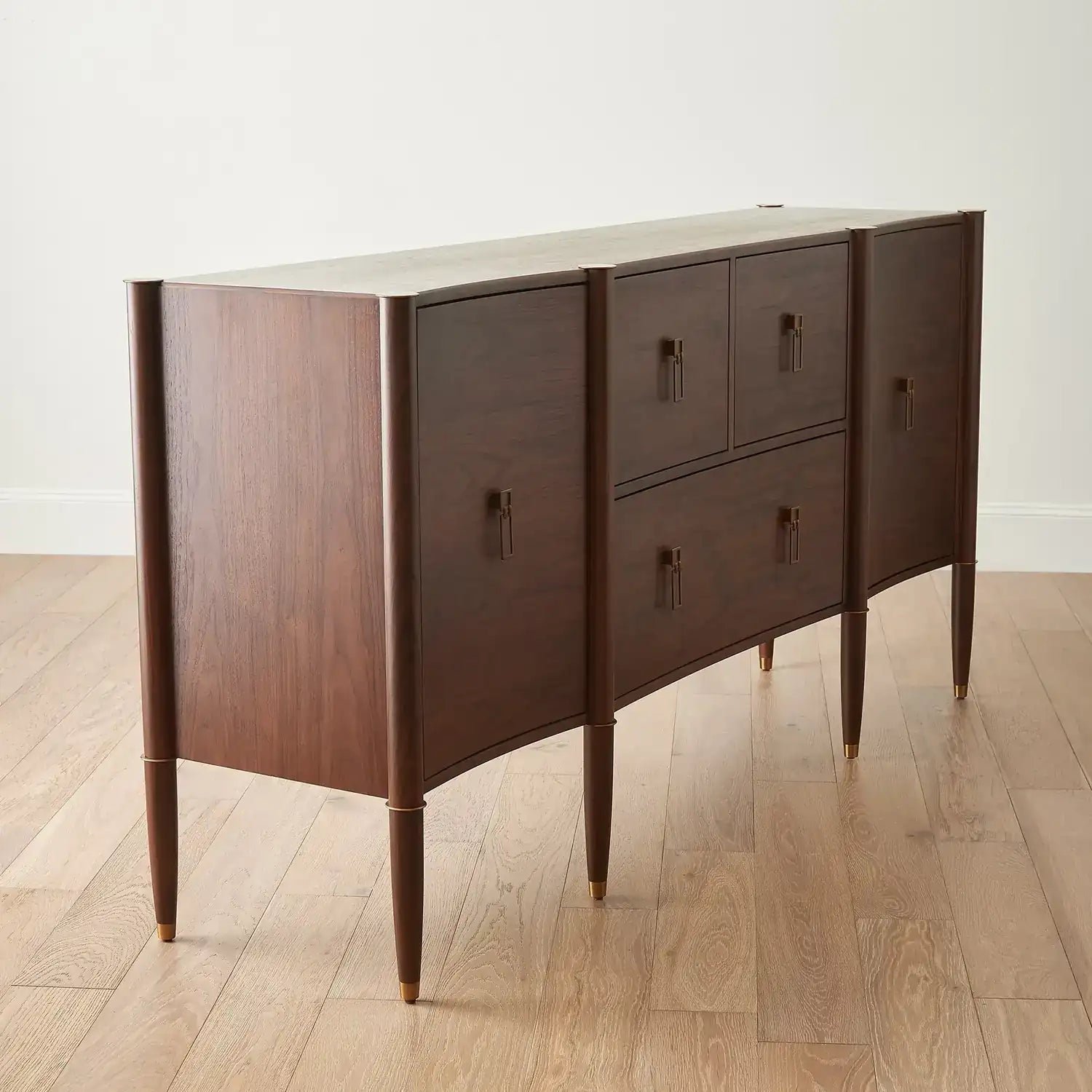 GLOBAL VIEWS TRIPLE CURVE CABINET - Cabinets & Bar