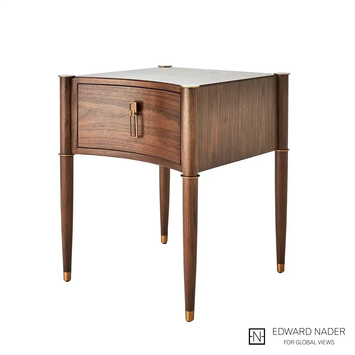 GLOBAL VIEWS TRIPLE CURVE SIDE TABLE - Side