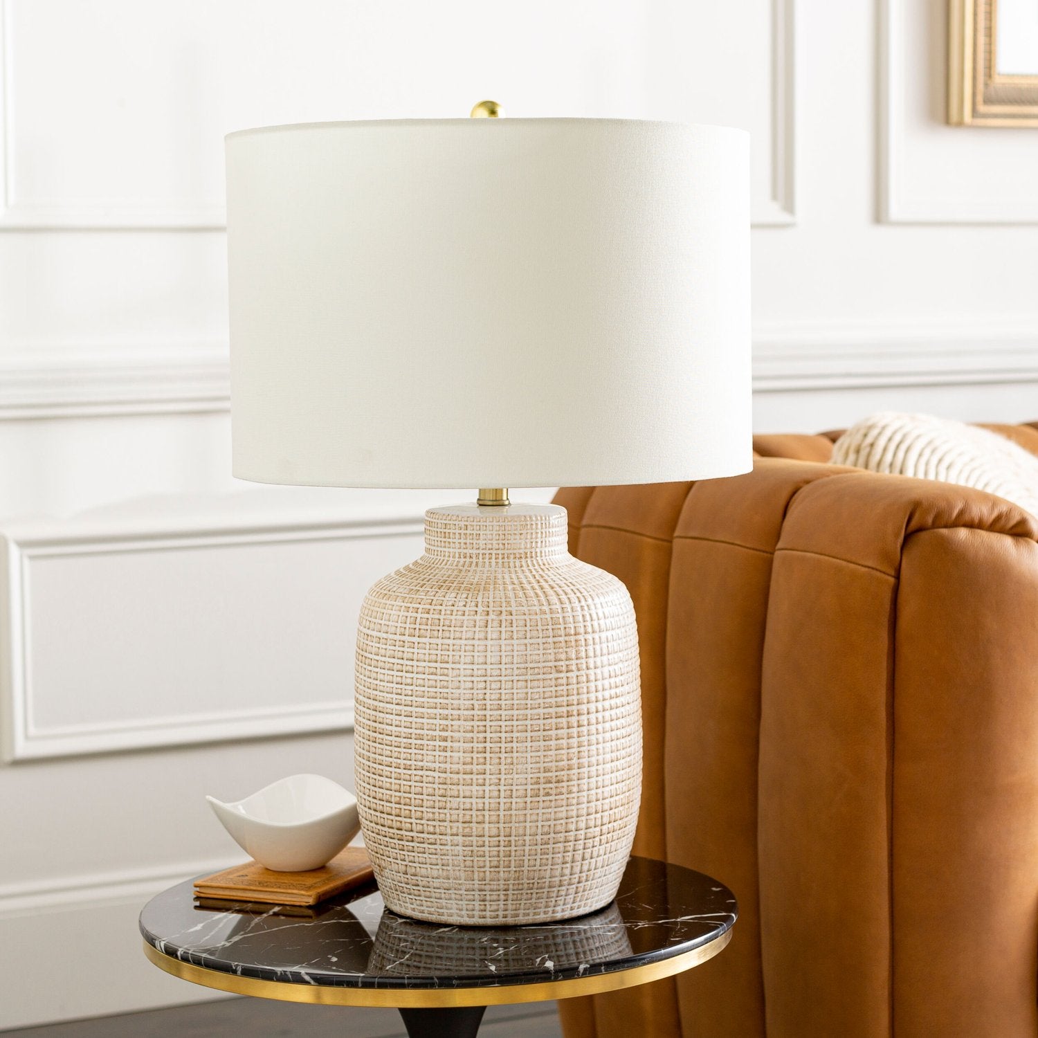 SURYA, BRIE ACCENT TABLE LAMP, TABLE LAMPS