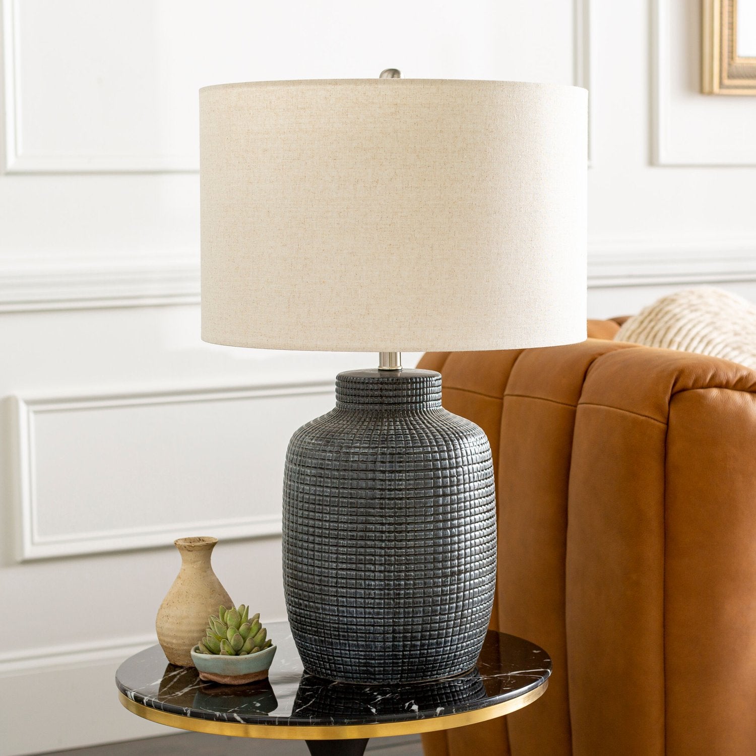 SURYA, BRIE ACCENT TABLE LAMP, TABLE LAMPS