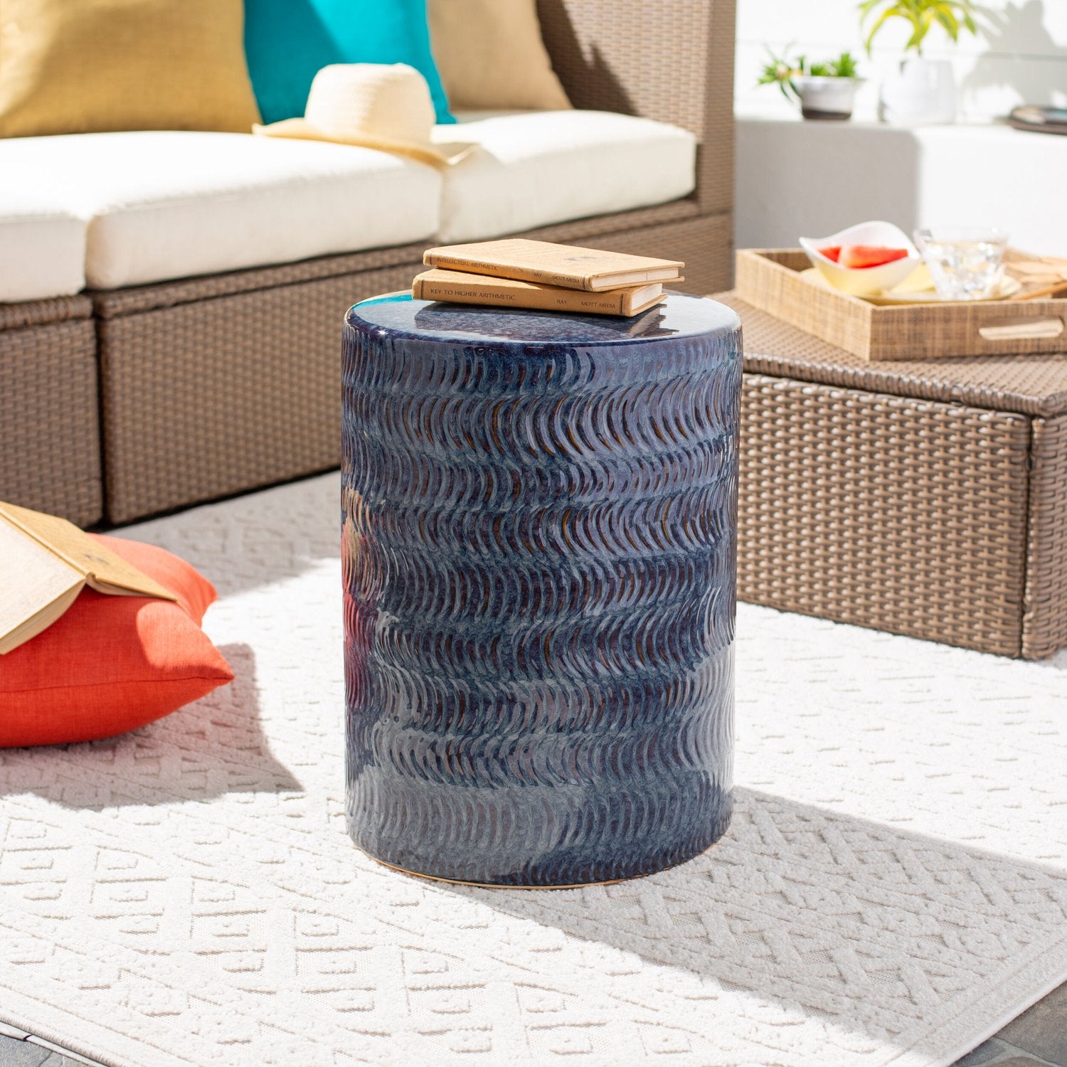 SURYA FAITH GARDEN STOOL - Outdoor Decorative Accents