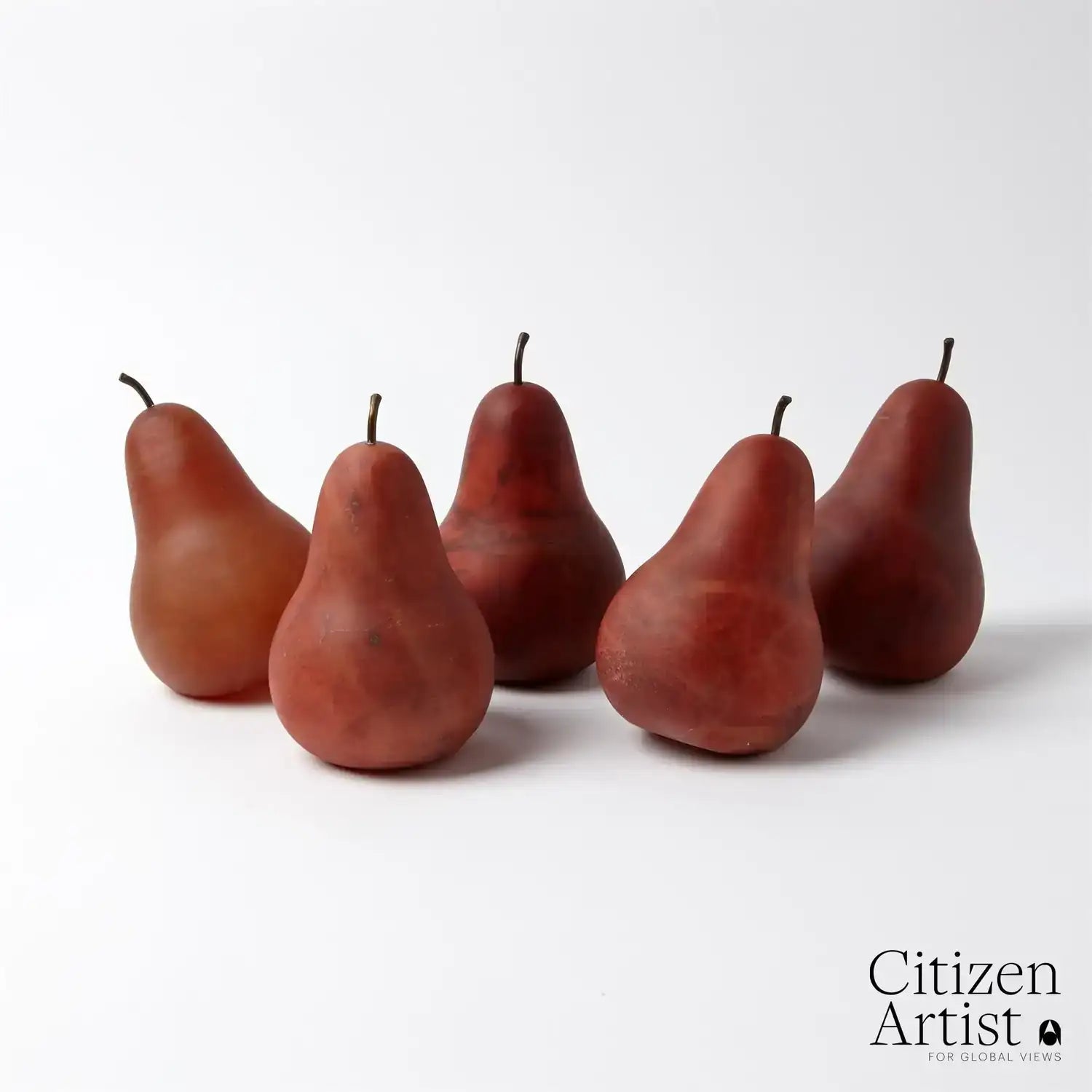 GLOBAL VIEWS ALABASTER POIRE - Decorative Accents