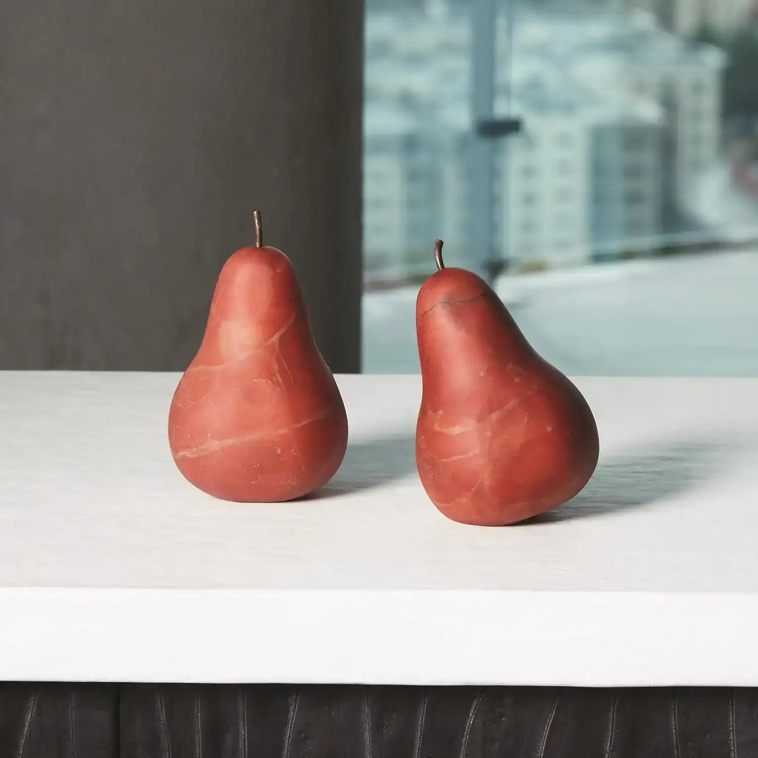 GLOBAL VIEWS ALABASTER POIRE - Decorative Accents