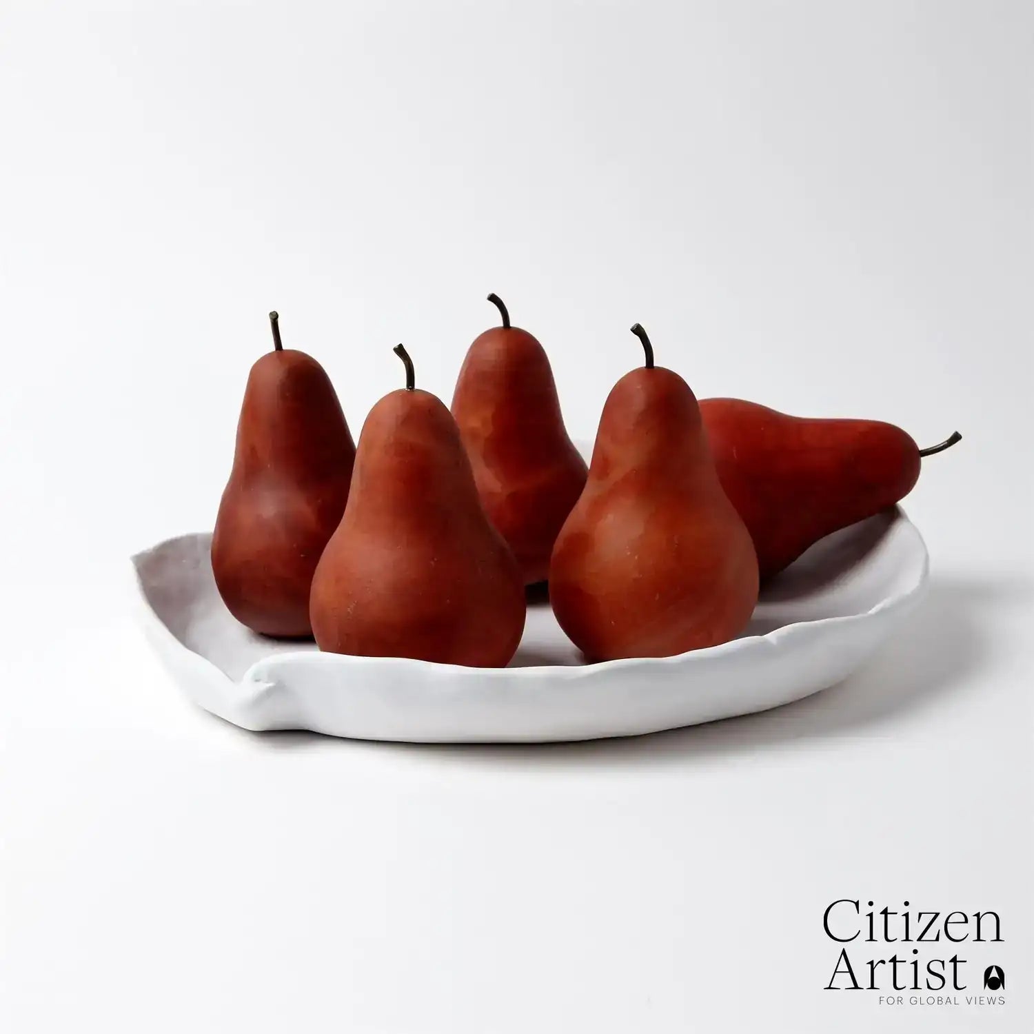 GLOBAL VIEWS ALABASTER POIRE - Decorative Accents