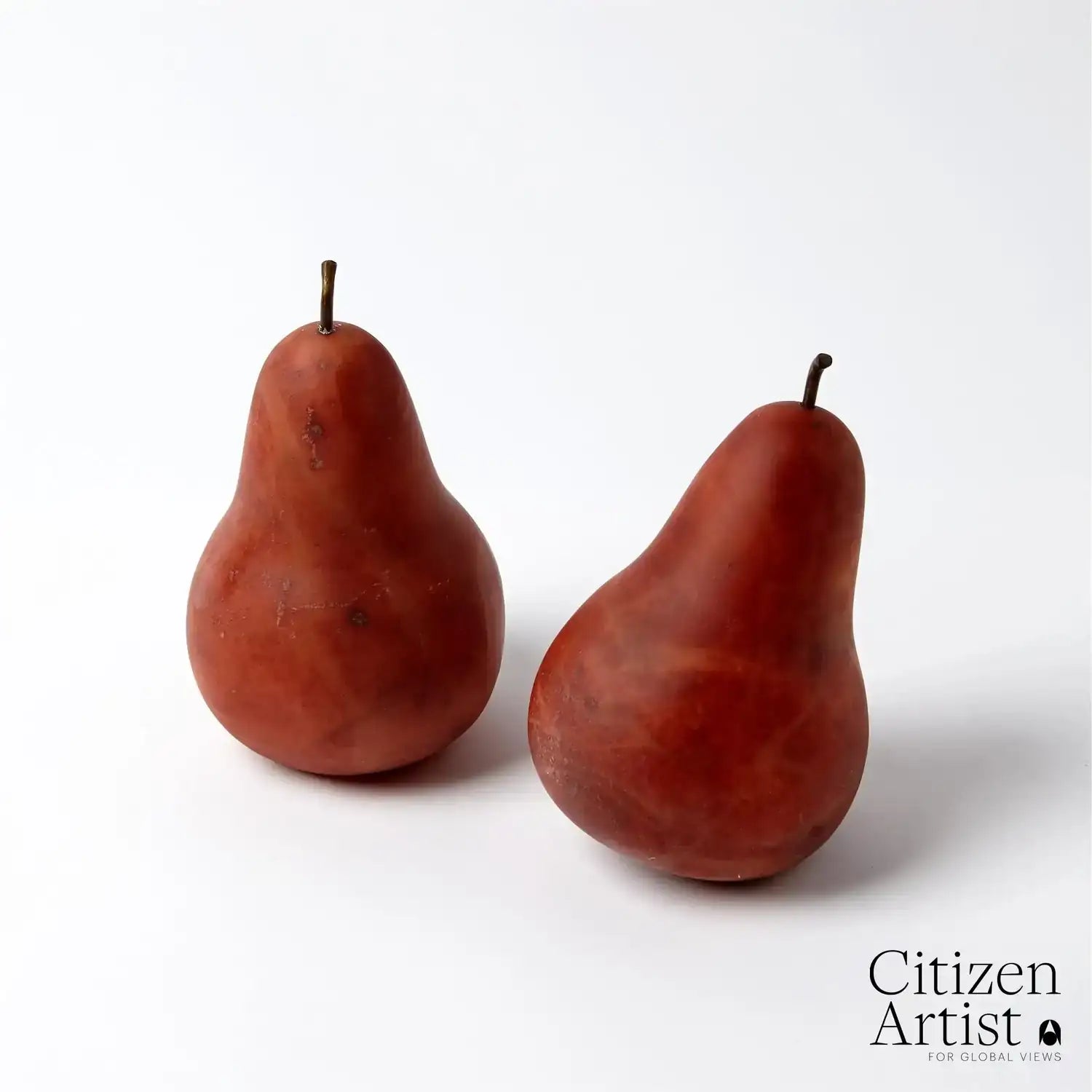 GLOBAL VIEWS ALABASTER POIRE - Decorative Accents