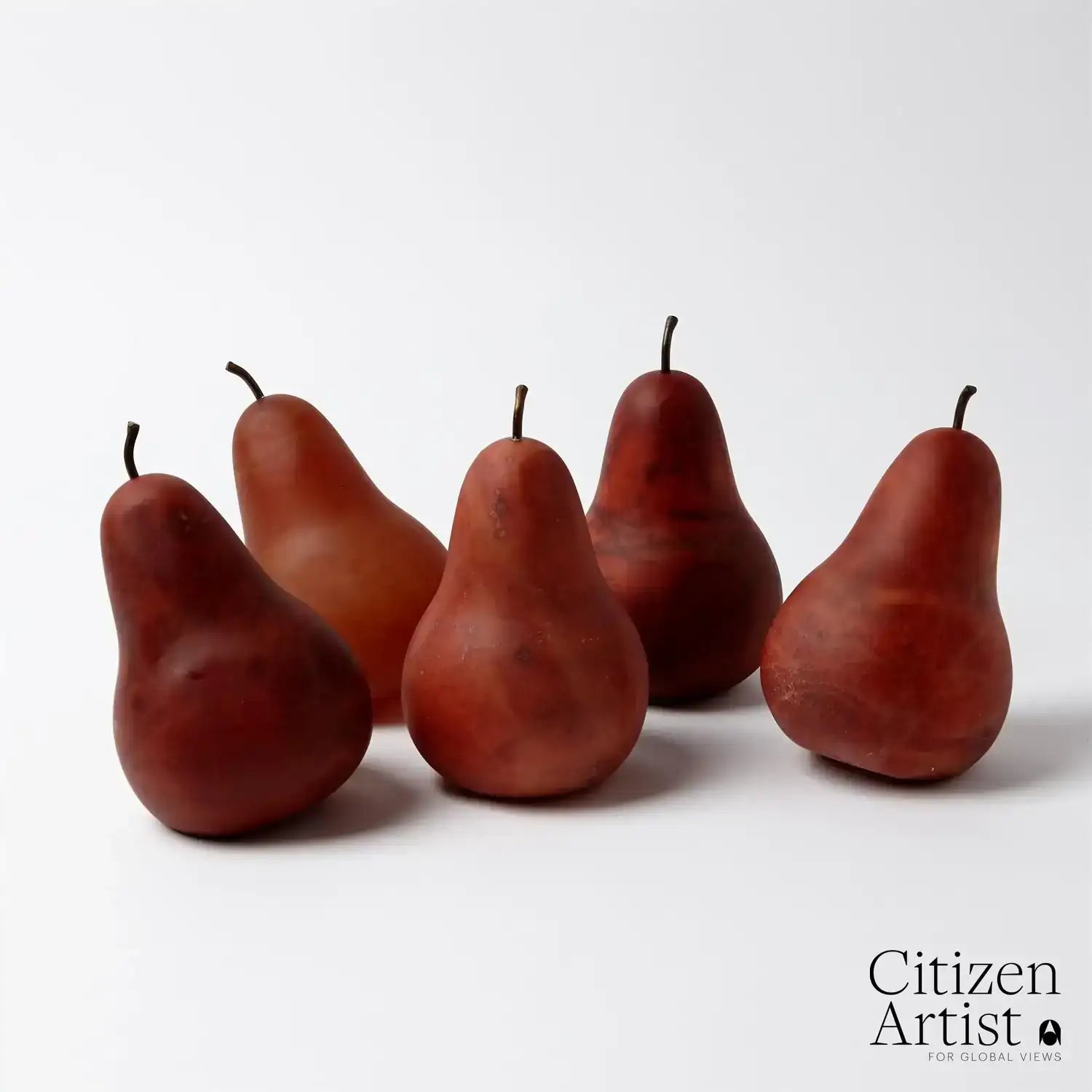 GLOBAL VIEWS ALABASTER POIRE - Decorative Accents