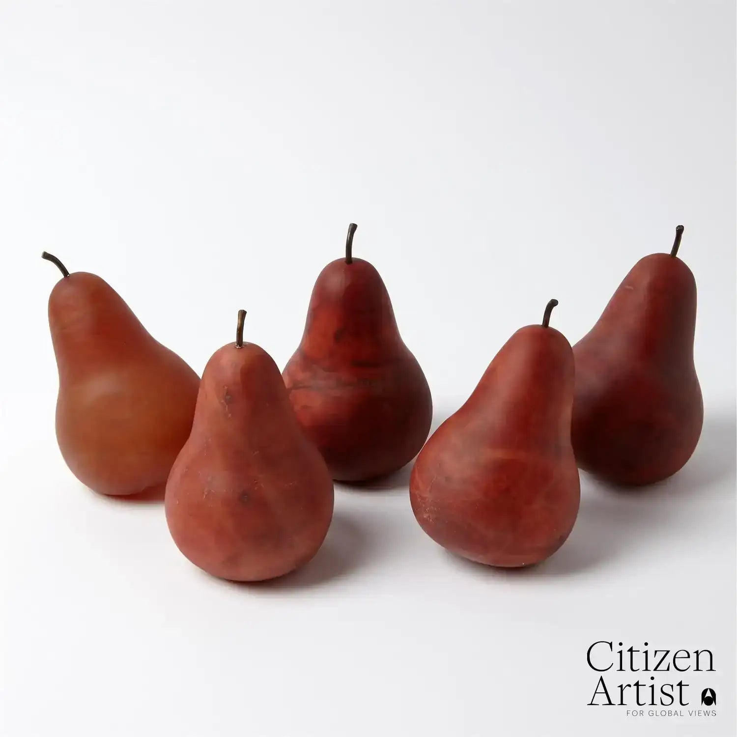 GLOBAL VIEWS ALABASTER POIRE - Decorative Accents