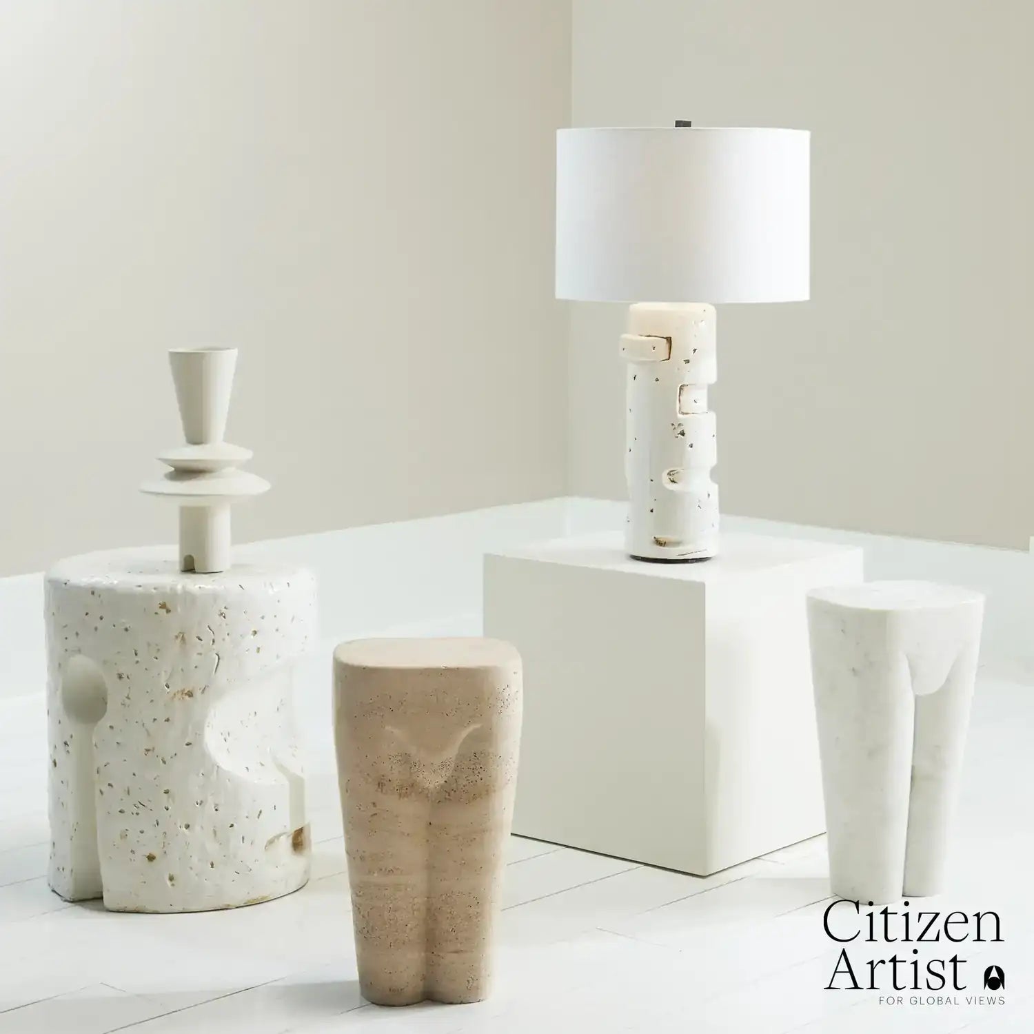 GLOBAL VIEWS FEMME STOOL - Decorative Accents