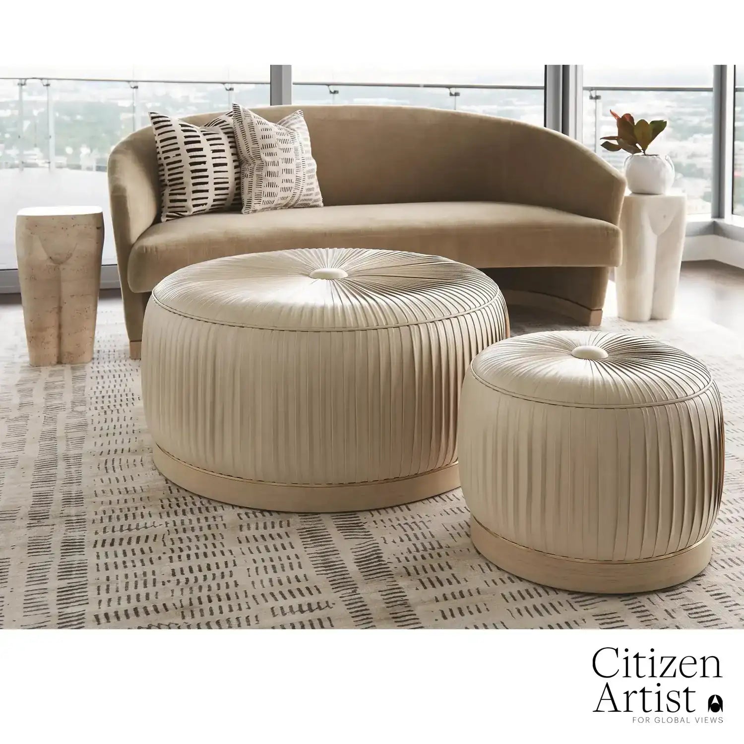 GLOBAL VIEWS FEMME STOOL - Decorative Accents