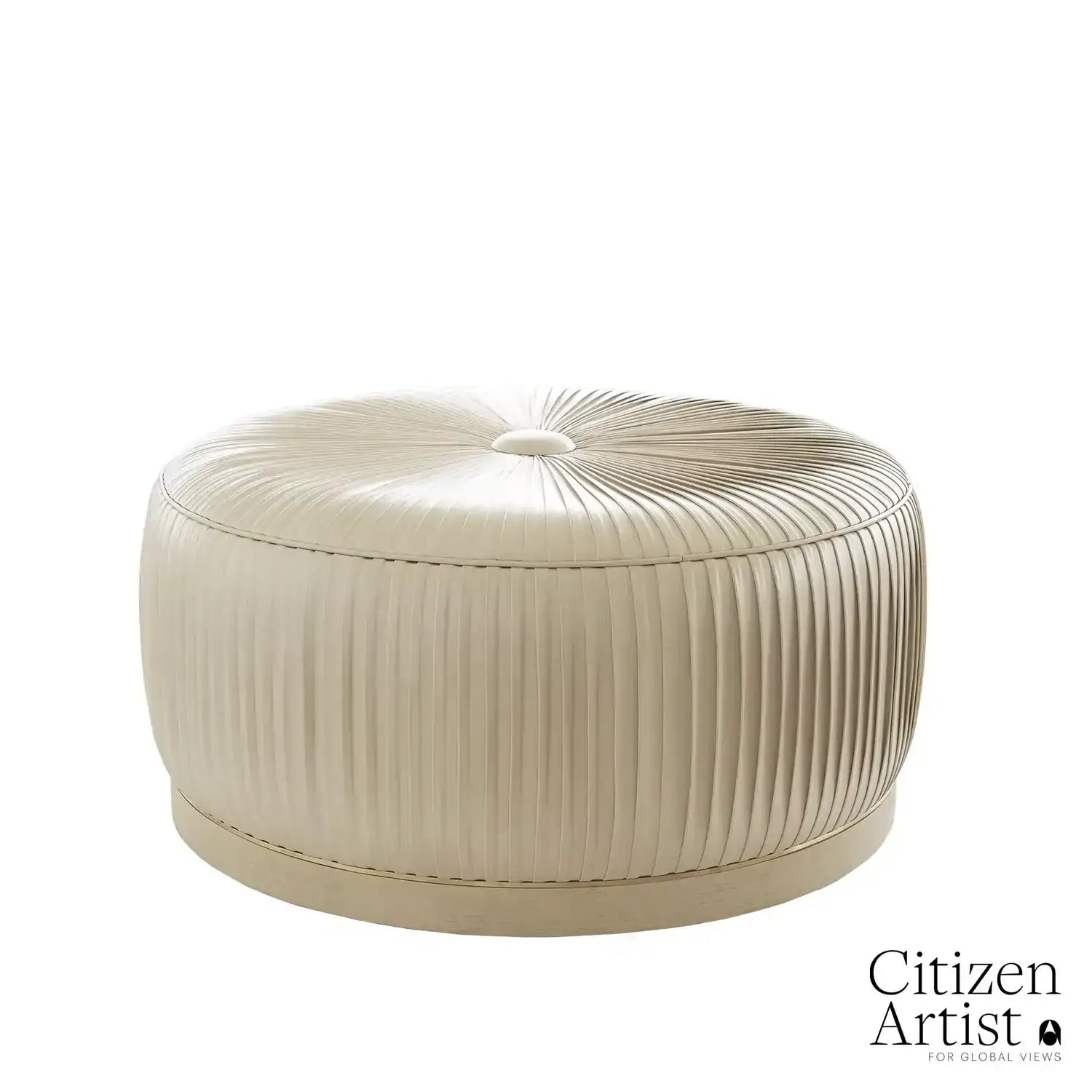 GLOBAL VIEWS COLETTE OTTOMAN - Benches, Ottoman, Stools