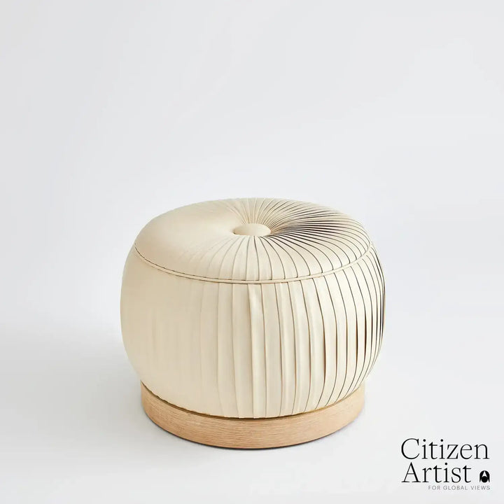 GLOBAL VIEWS COLETTE POUF - Benches, Ottoman, Stools