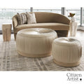 GLOBAL VIEWS COLETTE POUF - Benches, Ottoman, Stools