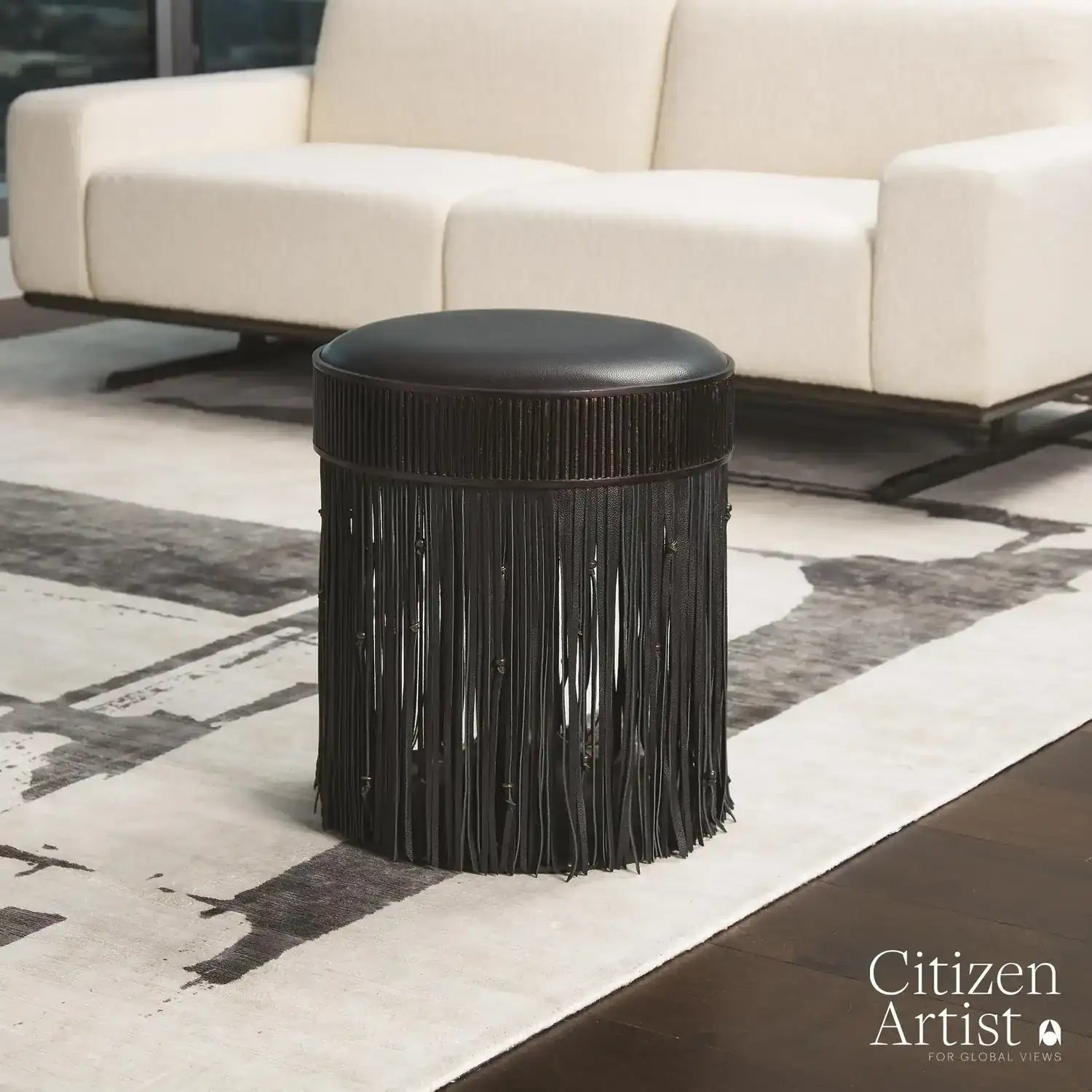 GLOBAL VIEWS GRACE STOOL - Benches, Ottoman, Stools