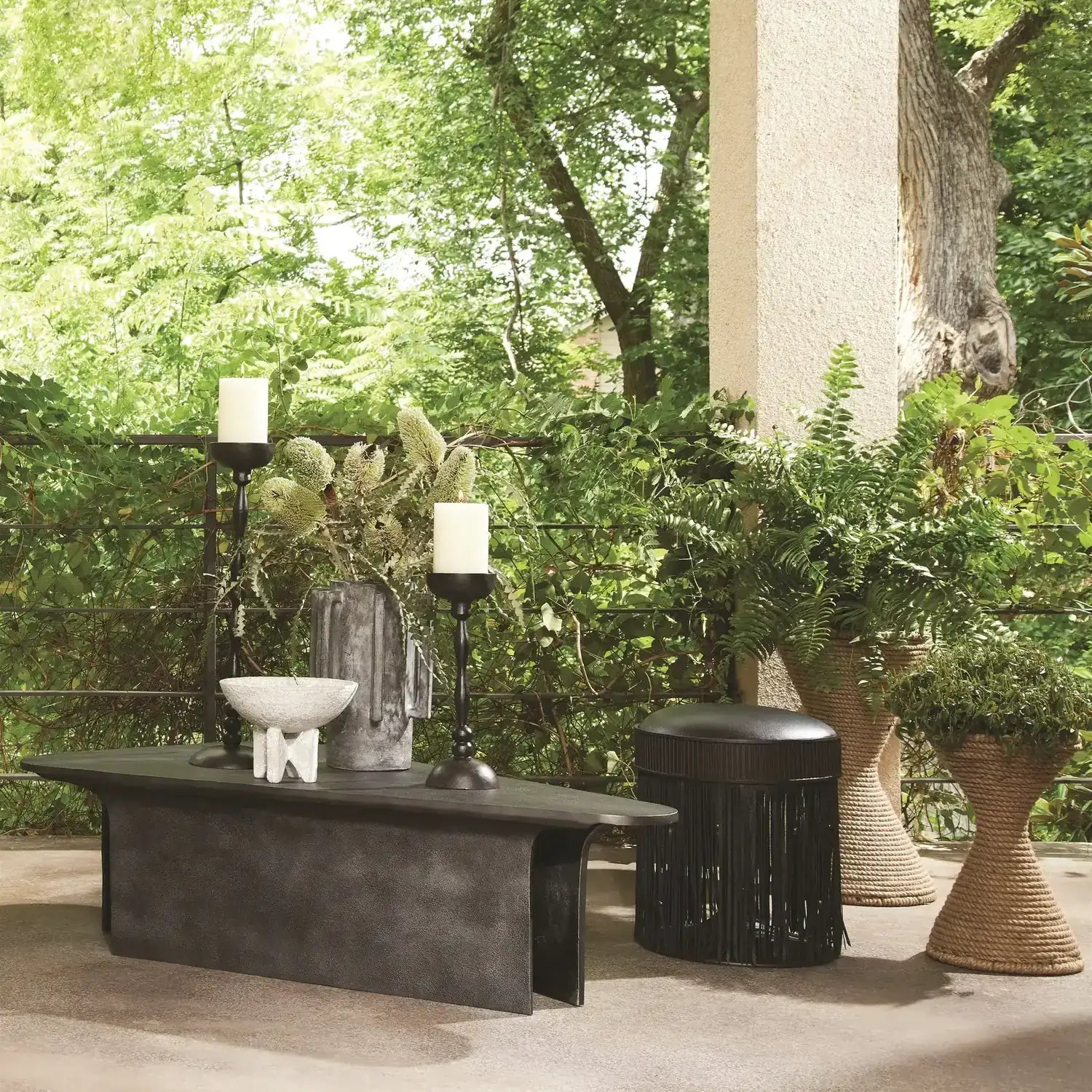 GLOBAL VIEWS GRACE STOOL - Benches, Ottoman, Stools