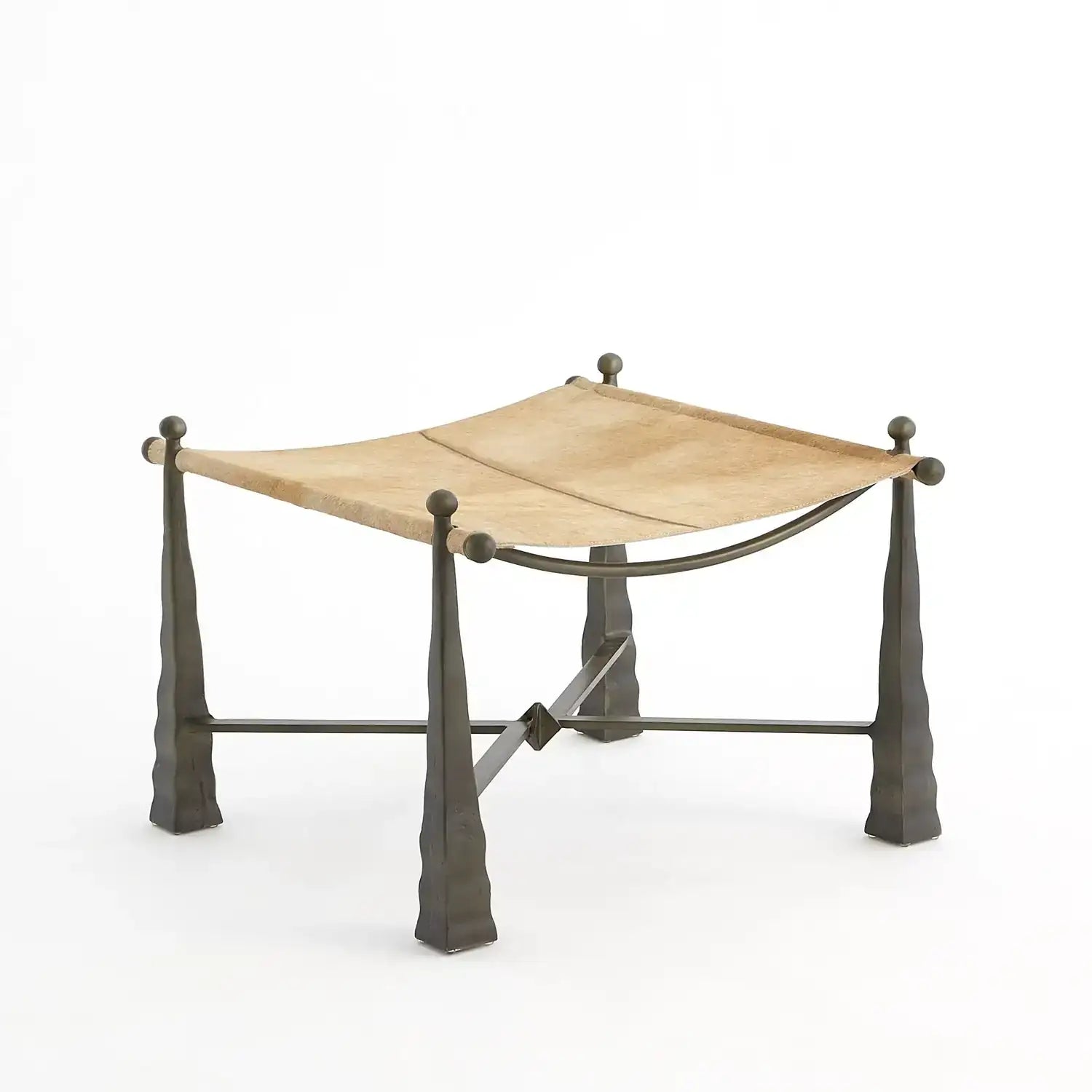 GLOBAL VIEWS COGNAC OTTOMAN - Benches, Ottoman, Stools