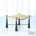 GLOBAL VIEWS COGNAC OTTOMAN - Benches, Ottoman, Stools