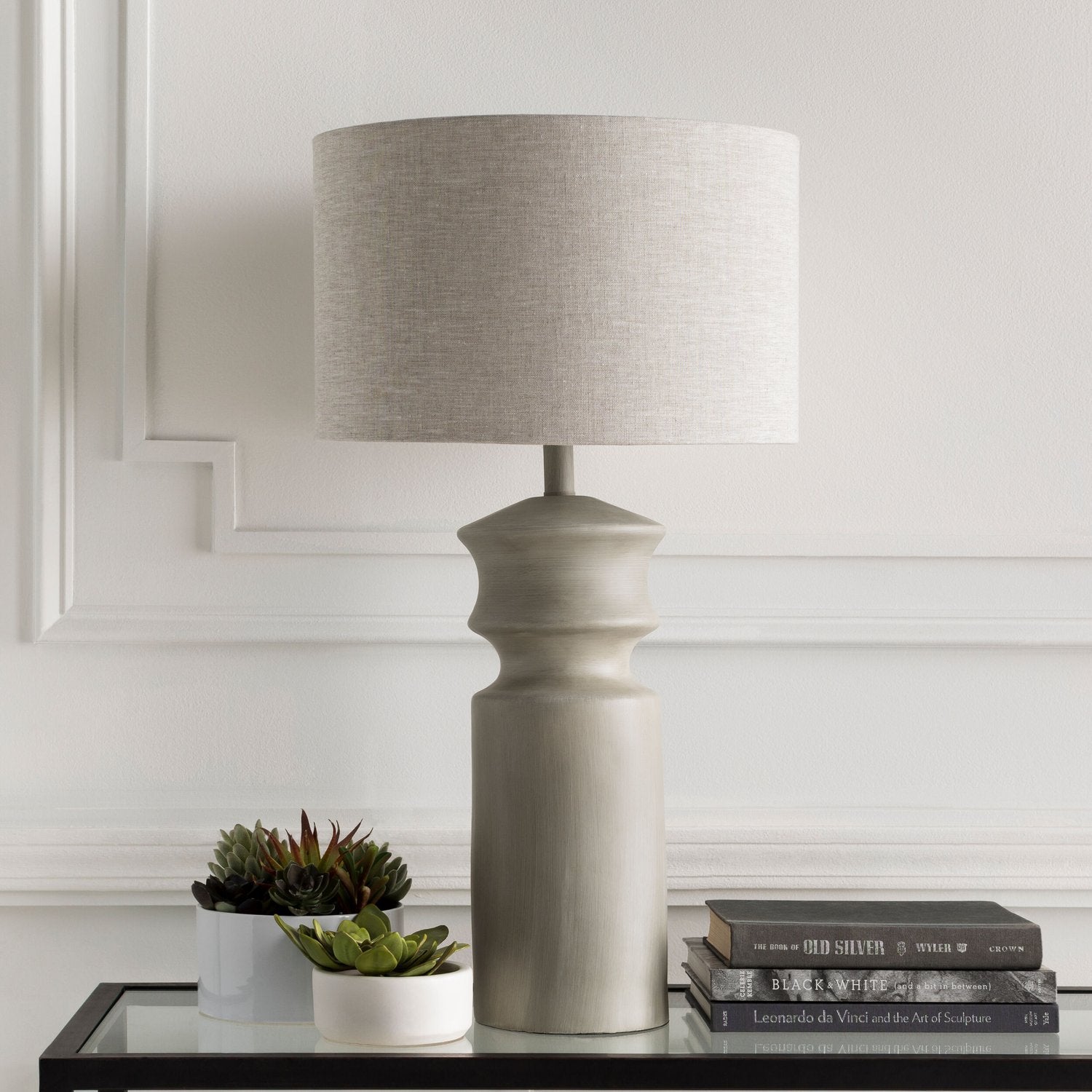 SURYA, FORGER ACCENT TABLE LAMP, TABLE LAMPS