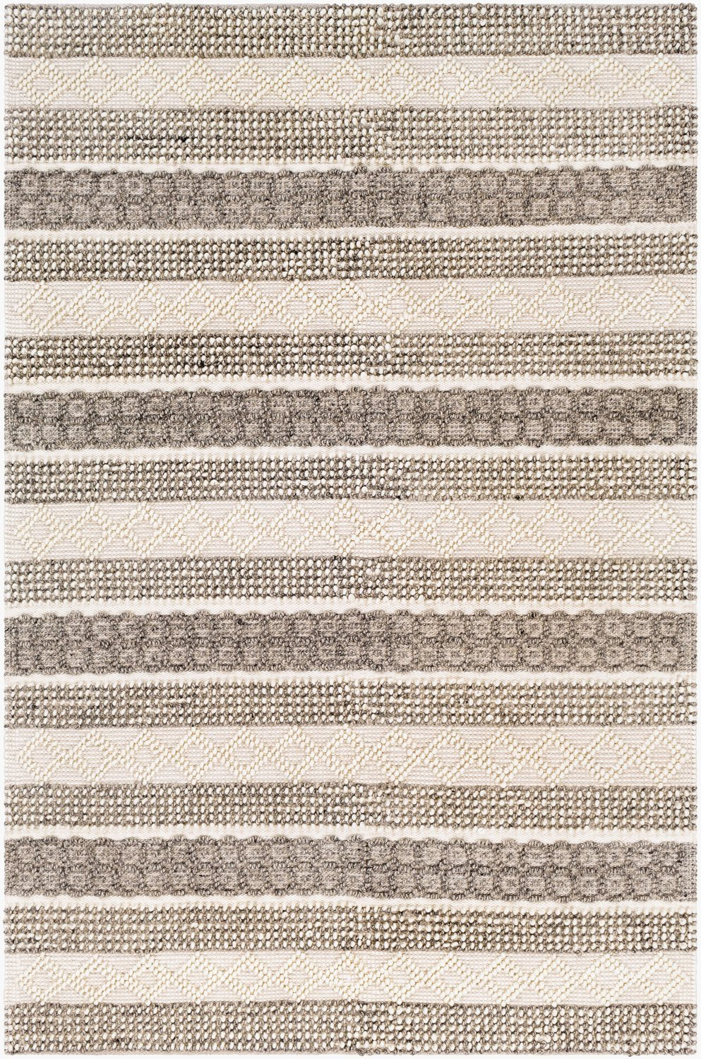 SURYA FARMHOUSE NEUTRALS HANDMADE RUG - Rugs