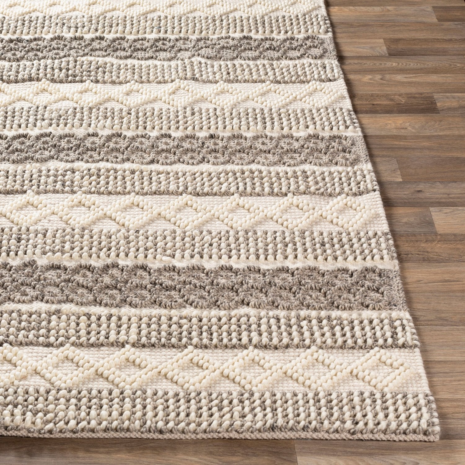 SURYA FARMHOUSE NEUTRALS HANDMADE RUG - Rugs