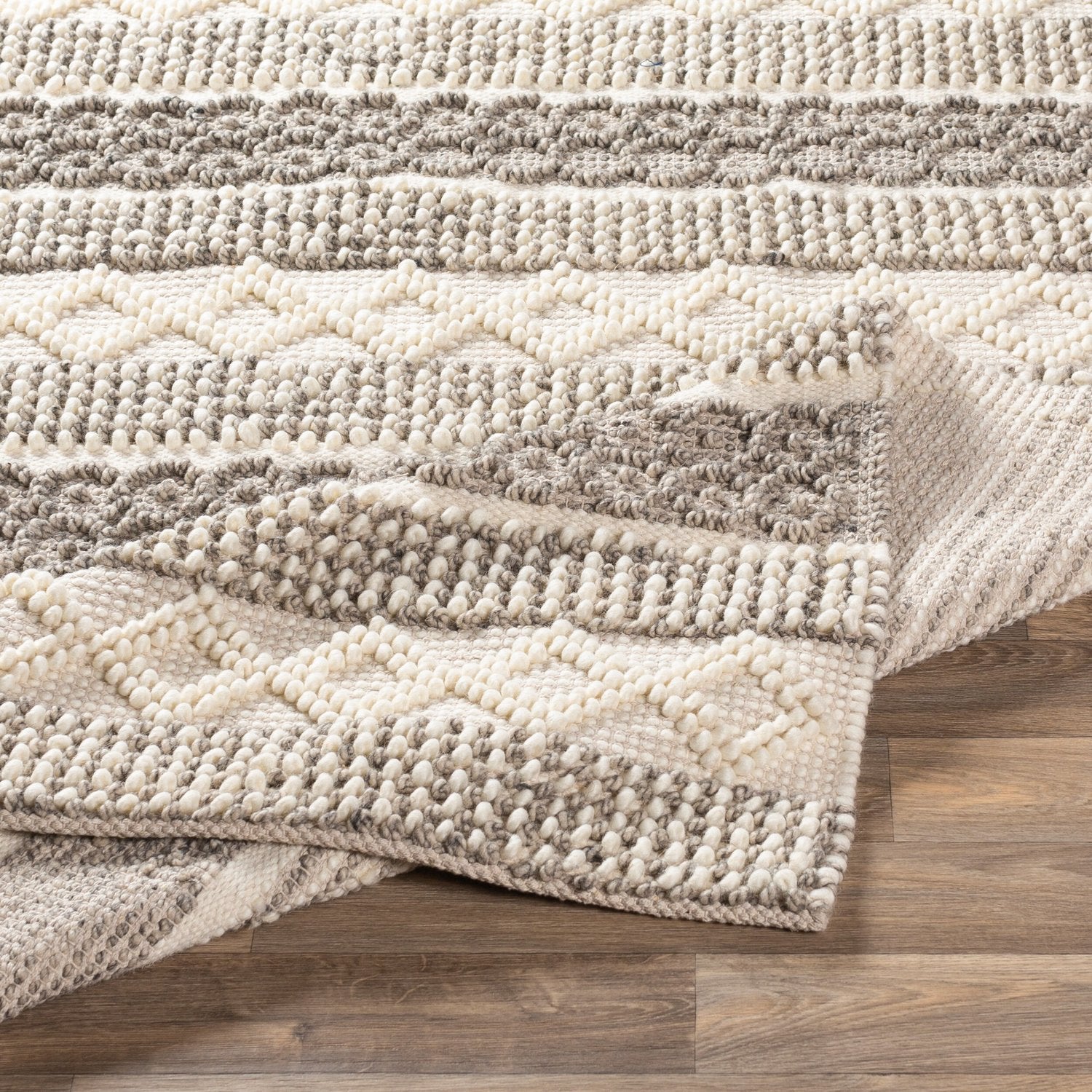 SURYA FARMHOUSE NEUTRALS HANDMADE RUG - Rugs