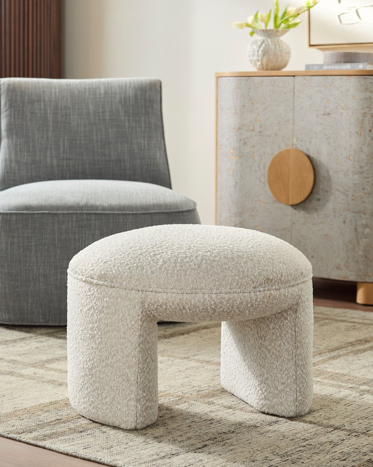 SURYA FLOYD OTTOMAN - Benches, Ottoman, Stools