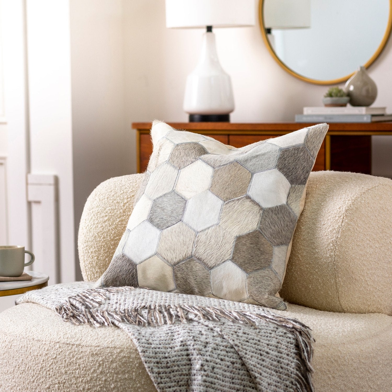 SURYA FAYET ACCENT PILLOW - Linens