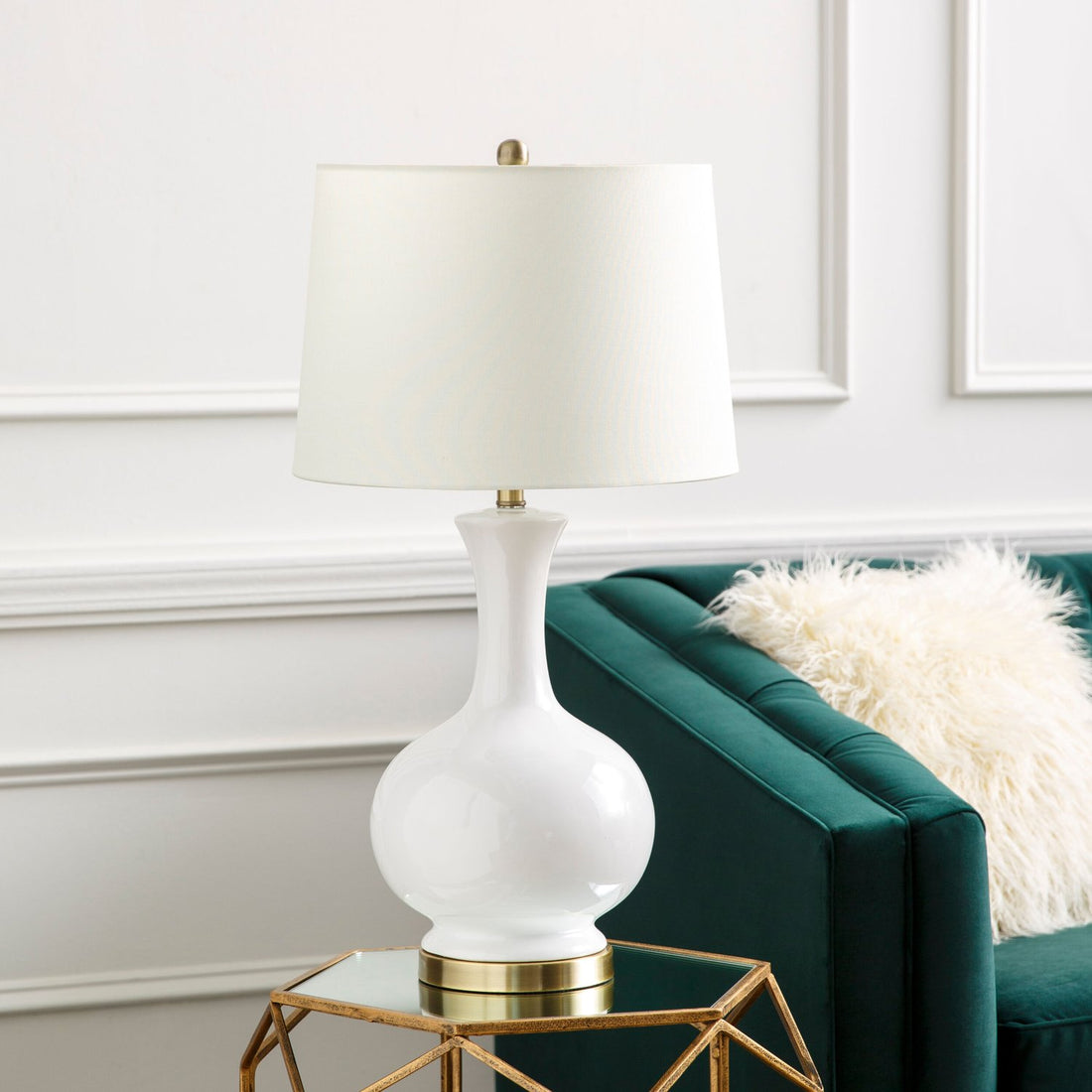 SURYA, HEPBURN ACCENT TABLE LAMP, TABLE LAMPS