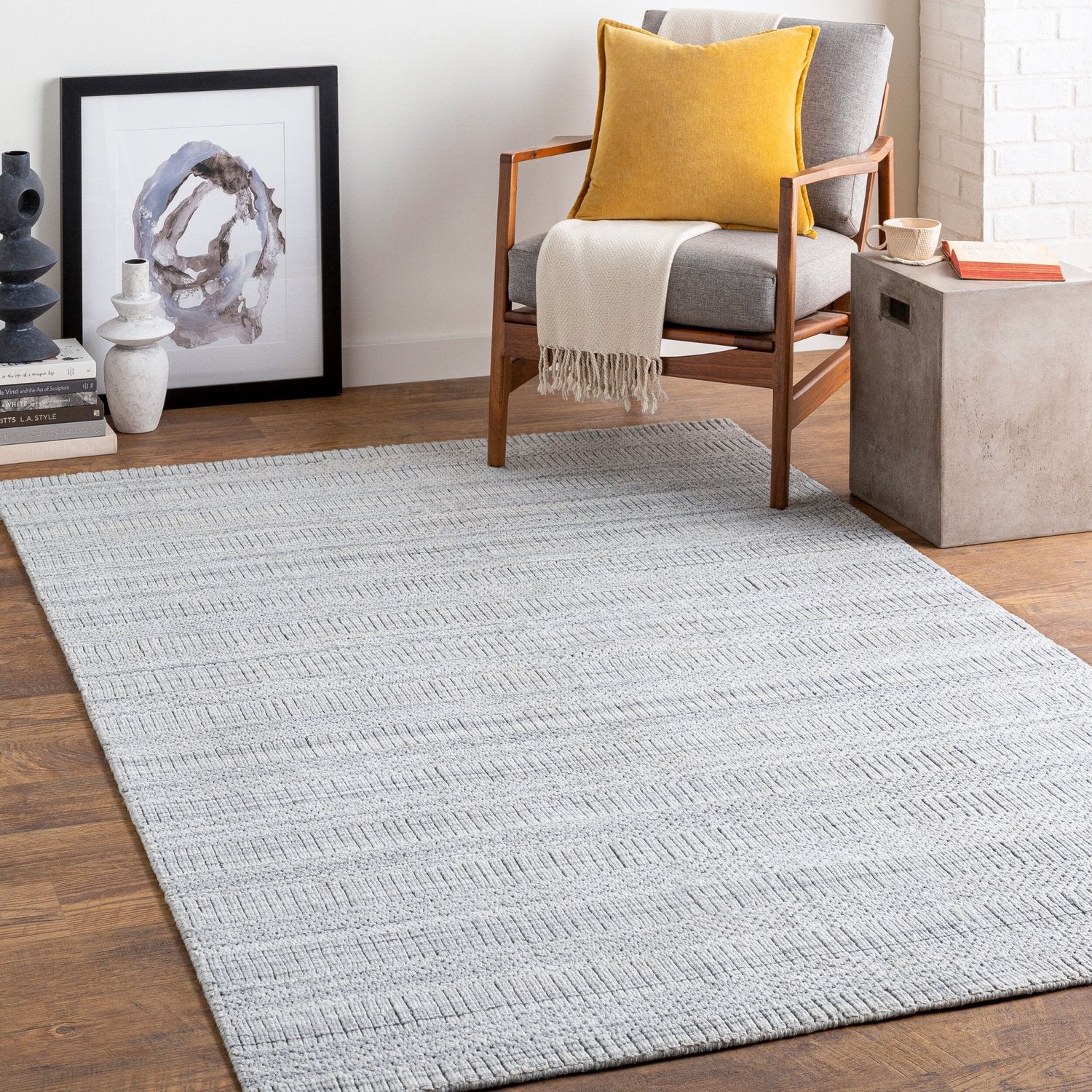 SURYA HICKORY HANDMADE RUG - Rugs
