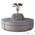 GLOBAL VIEWS CONVERSATIONAL RONDEL TOP - Benches, Ottoman, Stools