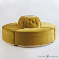 GLOBAL VIEWS CONVERSATIONAL RONDEL TOP - Benches, Ottoman, Stools