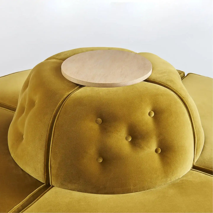 GLOBAL VIEWS CONVERSATIONAL RONDEL TOP - Benches, Ottoman, Stools