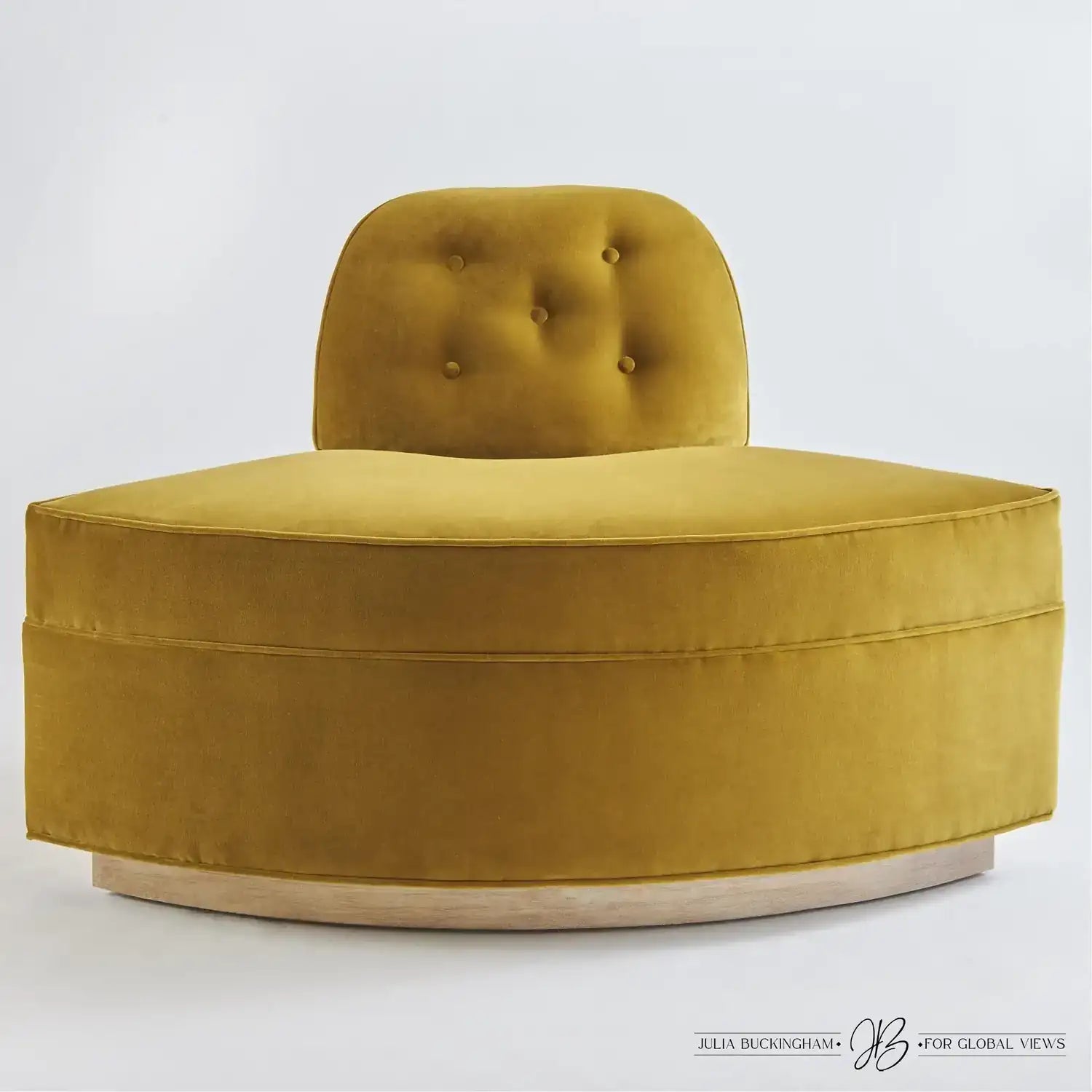 GLOBAL VIEWS CONVERSATIONAL RONDEL TOP - Benches, Ottoman, Stools