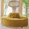 GLOBAL VIEWS CONVERSATIONAL RONDEL TOP - Benches, Ottoman, Stools