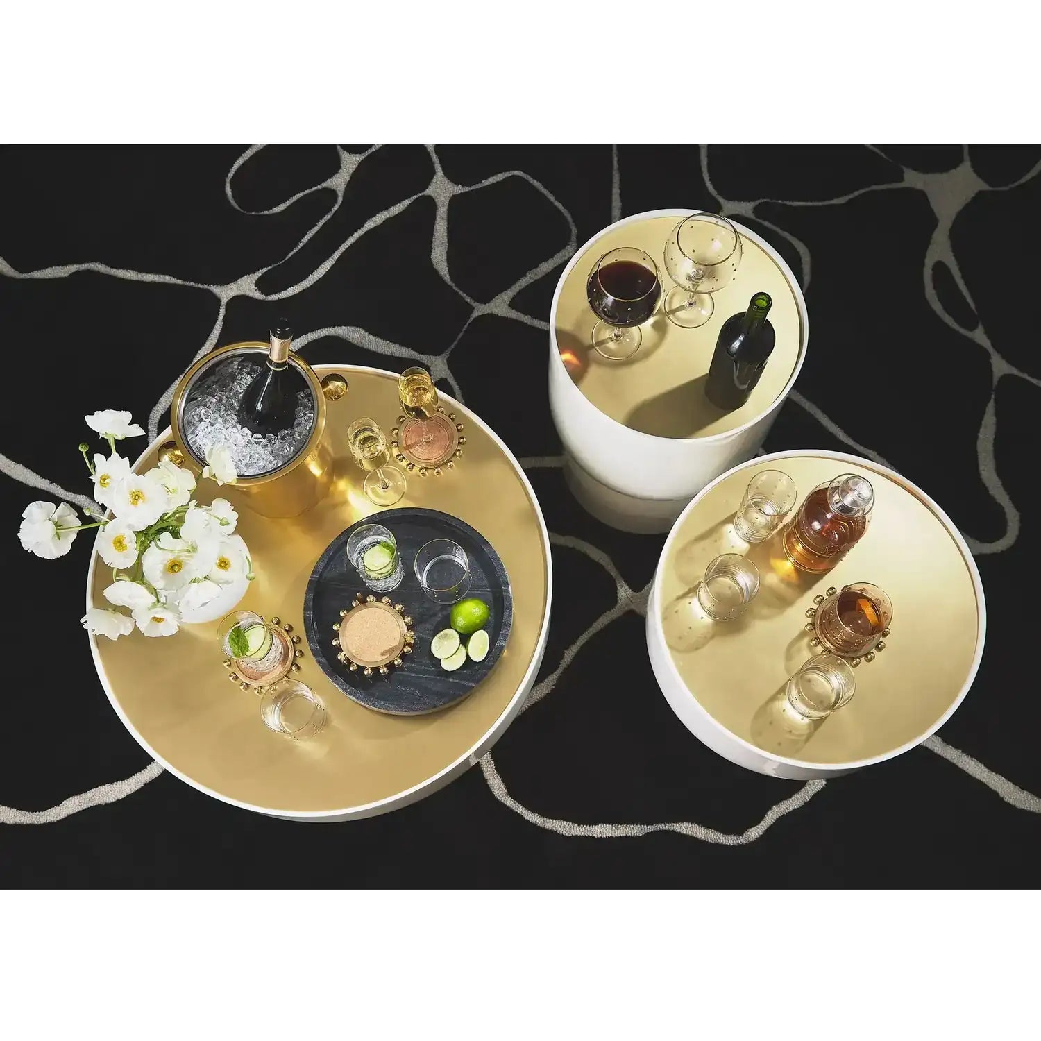 GLOBAL VIEWS THREE KINGS SIDE TABLE - Coffee